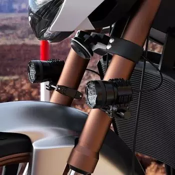 Светодиодная фара для мотоцикла 45 Вт, водонепроницаемая, вспомогательная, яркая, модифицированная, внешняя, для автомобиля, лодки, внедорожника, квадроцикла, внедорожного света