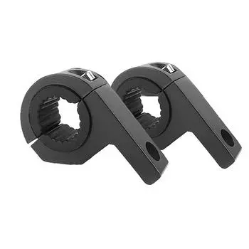 Светодиодная фара для мотоцикла, кронштейн для крепления прожектора, регулируемая противотуманная фара, вспомогательная лампа, зажимы для бампера, держатель, аксессуары для мотоциклов A