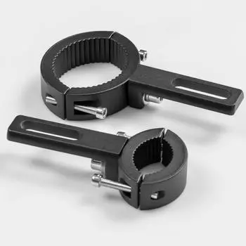 Светодиодная фара для мотоцикла, кронштейн для крепления прожектора, регулируемая противотуманная фара, вспомогательная лампа, зажимы для бампера, держатель, аксессуары для мотоцикла