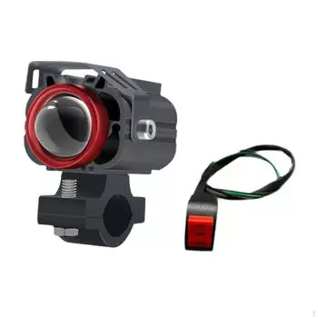 Светодиодная фара для мотоцикла, противотуманная фара, простая установка, суперяркие прожекторы для Three wire switch