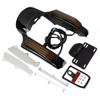 Светодиодная фара для заднего крыла мотоцикла, удлинитель для Harley Touring/Street/Road Glide FLHX FLTRX Ultra Limited FLHTK FLHR 14-20 красный