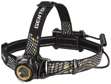 Светодиодная фара GENTOS 360 люмен Практичные часы работы Распознавание сзади Использует 3 батарейки типа АА или специальный аккумулятор Длинная визуализация чёрный