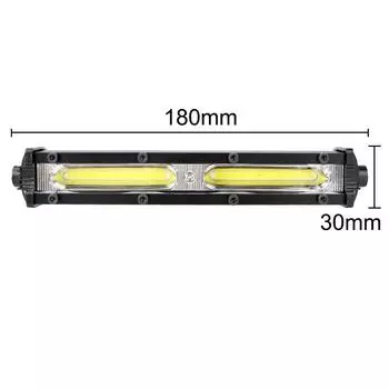 Светодиодная фара Light Bar 12V Spotlight для автомобиля, грузовика, прицепа, внедорожника, светодиодная рабочая фара 6500K, полоса света чёрный