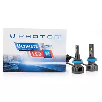 Светодиодная фара Photon Ultimate H8 12–24 В 9500 люмен 4 Plus