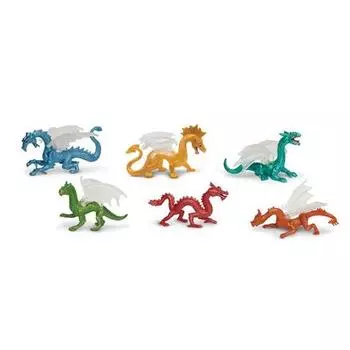 Светодиодная фигурка Safari 687604 Dragon Tube Dragons, 1 шт., популярные игрушки в Корее