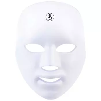 Светодиодная фотонная маска красоты, омолаживающая маска для лица, против старения, удаления пятен, акне, сужения пор, подтяжки кожи, косметический инструмент White