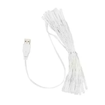 Светодиодная гирлянда 40 мини-ламп USB водонепроницаемые украшения новогодняя елка огни для наружного дома 19.7 футов