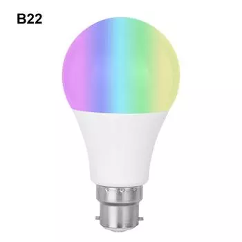 Светодиодная интеллектуальная лампа WiFi Bluetooth RGB с регулировкой яркости и изменением цвета