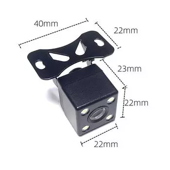 Светодиодная камера заднего вида с ночным видением и видеокабелем, универсальная камера заднего вида с цветным изображением, водонепроницаемый монитор для автомобиля с резервным копированием HD