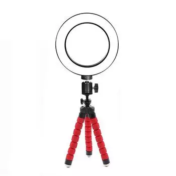 Светодиодная кольцевая подсветка со штативом для селфи с 3 режимами освещения