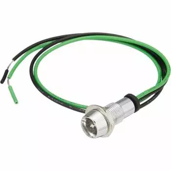 Светодиодная контрольная лампа KITACO зеленая KCON Pro 12 В только для автомобилей 0901-752-90040