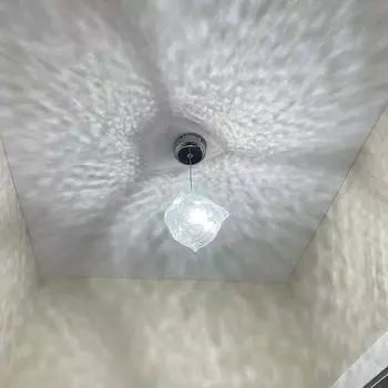 Светодиодная креативная люстра из стекла Ice Cube с индивидуальным декором, одна лампа, три лампы, освещение для входа в фойе ресторана, бара no bulb