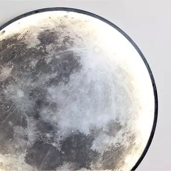 Светодиодная креативная вселенная луна потолочный светильник настенные светильники спальня гостиная прикроватная люстра земля лестница проход стена фон 3000K warm light