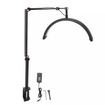 Светодиодная лампа 20 Вт в форме полумесяца, заполняющий свет, 10 цветов, полукольцевая лампа для ухода за красотой