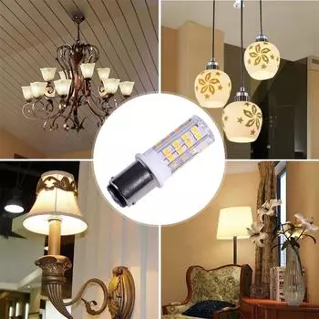 Светодиодная лампа 3,5 Вт 220 В BA15D светодиодные кукурузные лампочки энергосберегающие 51 светодиод белая/теплая светодиодная лампочка для швейной машины светодиодные лампочки лампы 3.5W&51 LEDs