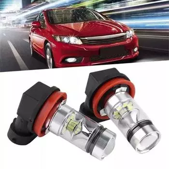 Светодиодная лампа для автомобильных фар, водонепроницаемая суперяркая белая лампа для замены противотуманных фар, 1000 разноцветный