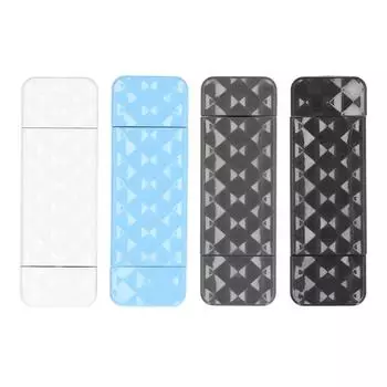 Светодиодная лампа для чтения ABS USB для защиты глаз, складная маленькая лампа для чтения, портативная лампа-закладка для кровати и автомобиля Black