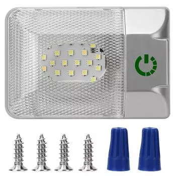 Светодиодная лампа для чтения, освещение салона автомобиля, потолочный купольный светильник, автоаксессуары 12 В для прицепа кемпера