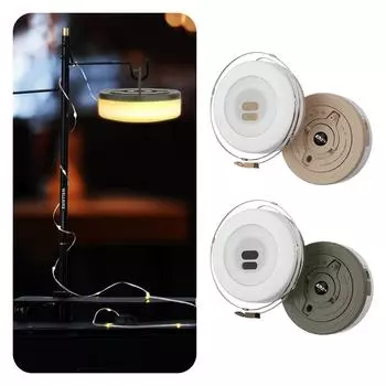 Светодиодная лампа для кемпинга, водонепроницаемая, 10 м, для палатки, RGB, для комнаты, для наружного украшения, Usb-светильник для укладывания, режимы освещения, перезаряжаемый Green 10m warm light