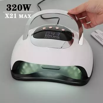 Светодиодная лампа для маникюра 10S, машина для сушки ногтей с быстрым гель-лаком и большим ЖК-экраном, автоматический датчик us