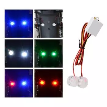 Светодиодная лампа для мотоцикла 12-85 В, стробоскопическая вспышка, стоп-сигнал, задний фонарь, предупредительная декоративная лампа синий