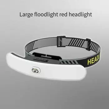 Светодиодная лампа для наращивания ресниц, перезаряжаемый налобный фонарь, защита глаз, бестеневой, для нейл-арта, бровей, губ, татуажа белый