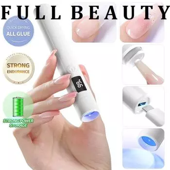 Светодиодная лампа для ногтей, профессиональная сушилка для ногтей, УФ-лампа, портативная машинка для ногтей, гель-лак, быстросохнущая сушилка для ногтей