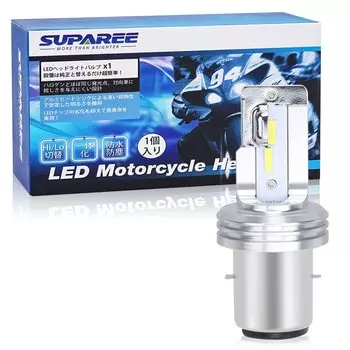 Светодиодная лампа для осмотра мотоцикла SUPAREE BA20D H4BS, для переменного тока, оснащенная фарой CSP1860, переключение HI/LO, без вентилятора, совместимая и