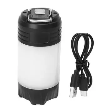 Светодиодная лампа для палатки с 4 передачами, эргономичная ручка, зарядка через USB, портативный подвесной светильник для кемпинга