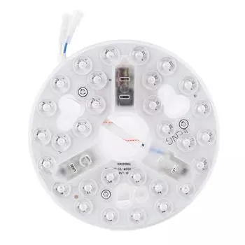 Светодиодная лампа для потолочного вентилятора 5,3 дюйма, сменная, 3000K 4200K 6500K, 3 цвета, диммируемая, 15 Вт, круглая светодиодная лампа