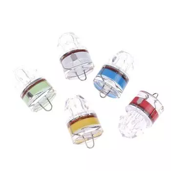 Светодиодная лампа для рыбалки Подводный фонарик в форме ромба Приманка для ловли кальмаров Снасти Инструменты для рыбалки