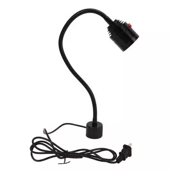 Светодиодная лампа для станка с магнитным основанием, гибкая гусиная шея, 900 лм, металлическая светодиодная лампа для станка