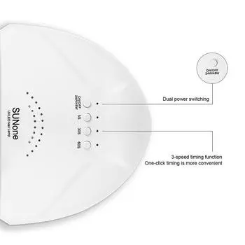 Светодиодная лампа для сушки ногтей, 36 УФ-ламп, сушка всех гель-лаков, зарядка через USB, профессиональное маникюрное оборудование