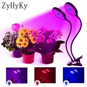 Светодиодная лампа для выращивания растений Fitolampy Full Spectrum 5V USB Dimming Plant Grow Light Clip Phyto Lamp Timer для рассады овощей и цветов в помещении