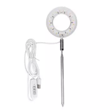 Светодиодная лампа для выращивания растений, полный спектр, выдвижная, регулируемая яркость, лампа для заполнения растений в помещении