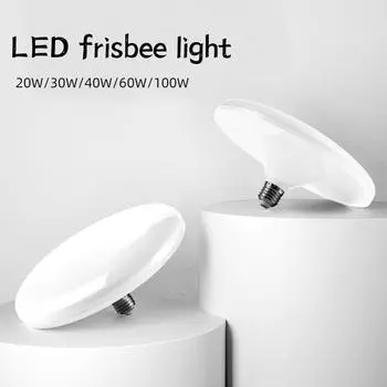 Светодиодная лампа E27 220 В Ufo Led Холодные белые лампы 20 Вт 30 Вт 40 Вт 60 Вт 100 Вт Внутреннее белое освещение Настольные лампы Гаражное освещение для домашнего освещения 20W-OPP