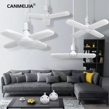 Светодиодная лампа E27 30 Вт 40 Вт 60 Вт 80 Вт Супер яркая светодиодная лампа Потолочные светильники 220 В 240 В для домашнего освещения гаража