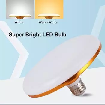 Светодиодная лампа E27 30 Вт 40 Вт 50 Вт 60 Вт Tri-proof 5730 Bombilla Led UFO Lamp 220 В Spotlight Lampada для дома теплый белый цвет 30W&No&FUO Style