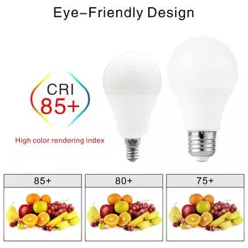 Светодиодная лампа E27 5 Вт 7 Вт 9 Вт 12 Вт 15 Вт 18 Вт настольная лампа Real Power Light Bulbs AC 165 В-220 В прожектор Lampada LED Bombillas Lamp 5w белый