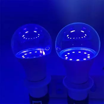 Светодиодная лампа E27 9 Вт УФ-лампы Blacklight 395 нм ультрафиолетовая лампа для тела люминесцентные лампы для вечеринок, дискотек, украшения для баров 9w