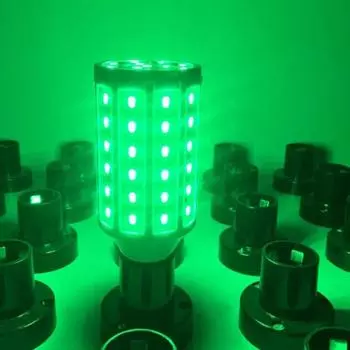 Светодиодная лампа E27, красная/синяя/зеленая/желтая, точечная лампа, точечная лампа, лампа-кукуруза, лампы для сада и газона Purple-5W