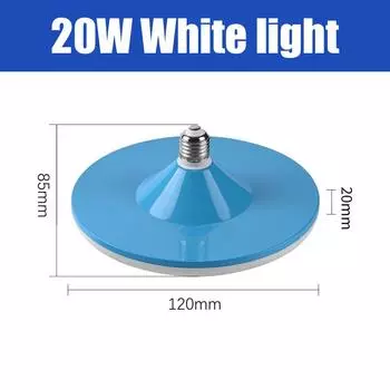 Светодиодная лампа E27 светодиодная лампа супер яркая 20 Вт 220 В UFO светодиодные лампы внутреннее белое освещение настольные лампы гаражное освещение