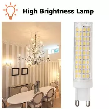 Светодиодная лампа G9 15 Вт 1500 Лм SMD 2835 с регулируемой яркостью, керамическая лампа Corn Light (110В WW)