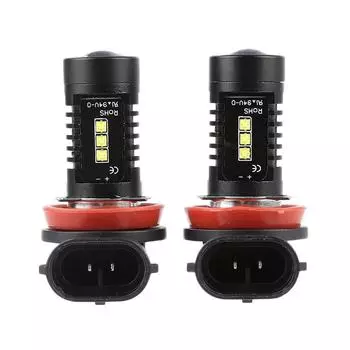 Светодиодная лампа H11 Светодиодные лампы HB4 Светодиодные лампы HB3 9006 9005 SMD Lights 1200LM 6000K 12V Белый дальний ходовой автомобиль Лампа для автомобильных лампочек