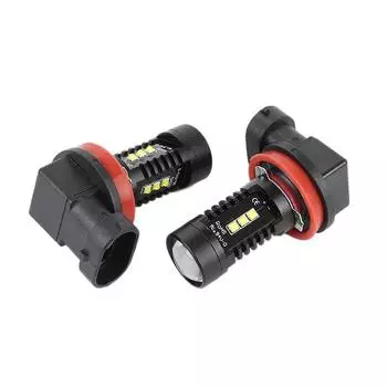 Светодиодная лампа H11 Светодиодные лампы HB4 Светодиодные лампы HB3 9006 9005 SMD Lights 1200LM 6000K 12V Белый дальний ходовой автомобиль Лампа для автомобильных лампочек