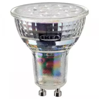 Светодиодная лампа IKEA SOLHETTA GU10 345 люмен с регулируемой яркостью