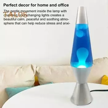 Светодиодная лампа Liquid Motion с дистанционным управлением, меняющая цвет ночник, снижающая стресс, лампа для вечеринки, декор EU белый