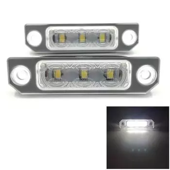 Светодиодная лампа номерного знака без ошибок Светодиодная лампа номерного знака для Ford Flex Taurus Mustang Focus Fusion 2006-2012