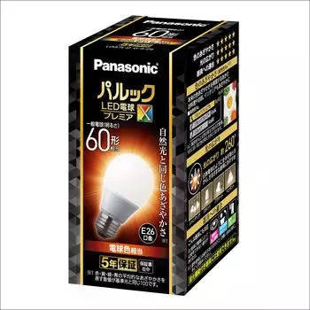 Светодиодная лампа Panasonic Parlook, диаметр цоколя Premier, 26 мм,