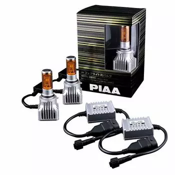 Светодиодная лампа PIAA для противотуманных фар HB4 2800K 1800лм Совместима с автомобилями в Японии 2 шт., цепь постоянного тока Надежная гарантия 1 год LEF101Y